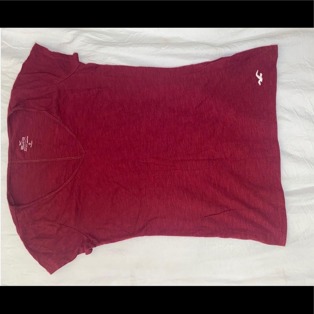 Hollister Casual Maroon Top